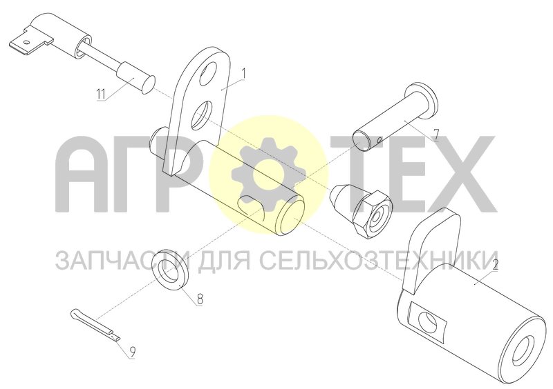 Чертеж Выключатель стоп сигнала (МРУ-1.08.500)